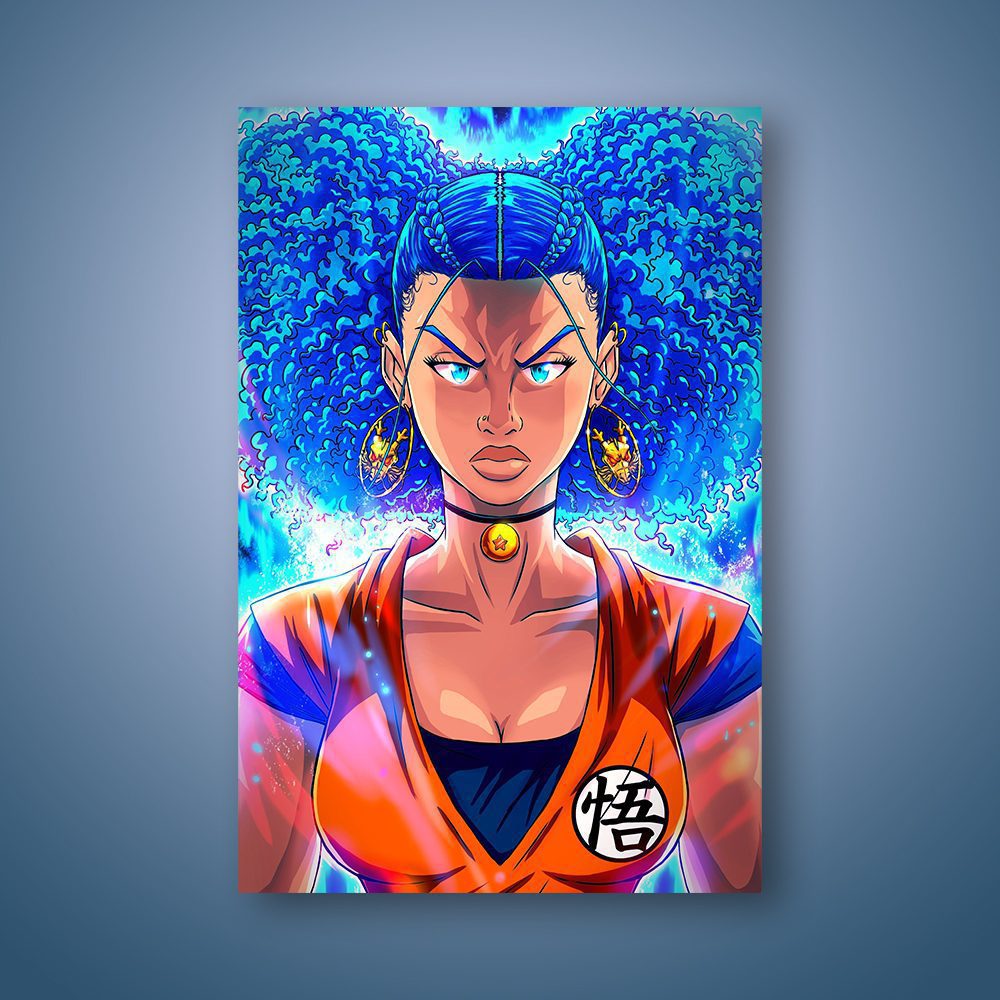 Super Saiyan Blue Acrylic Poster