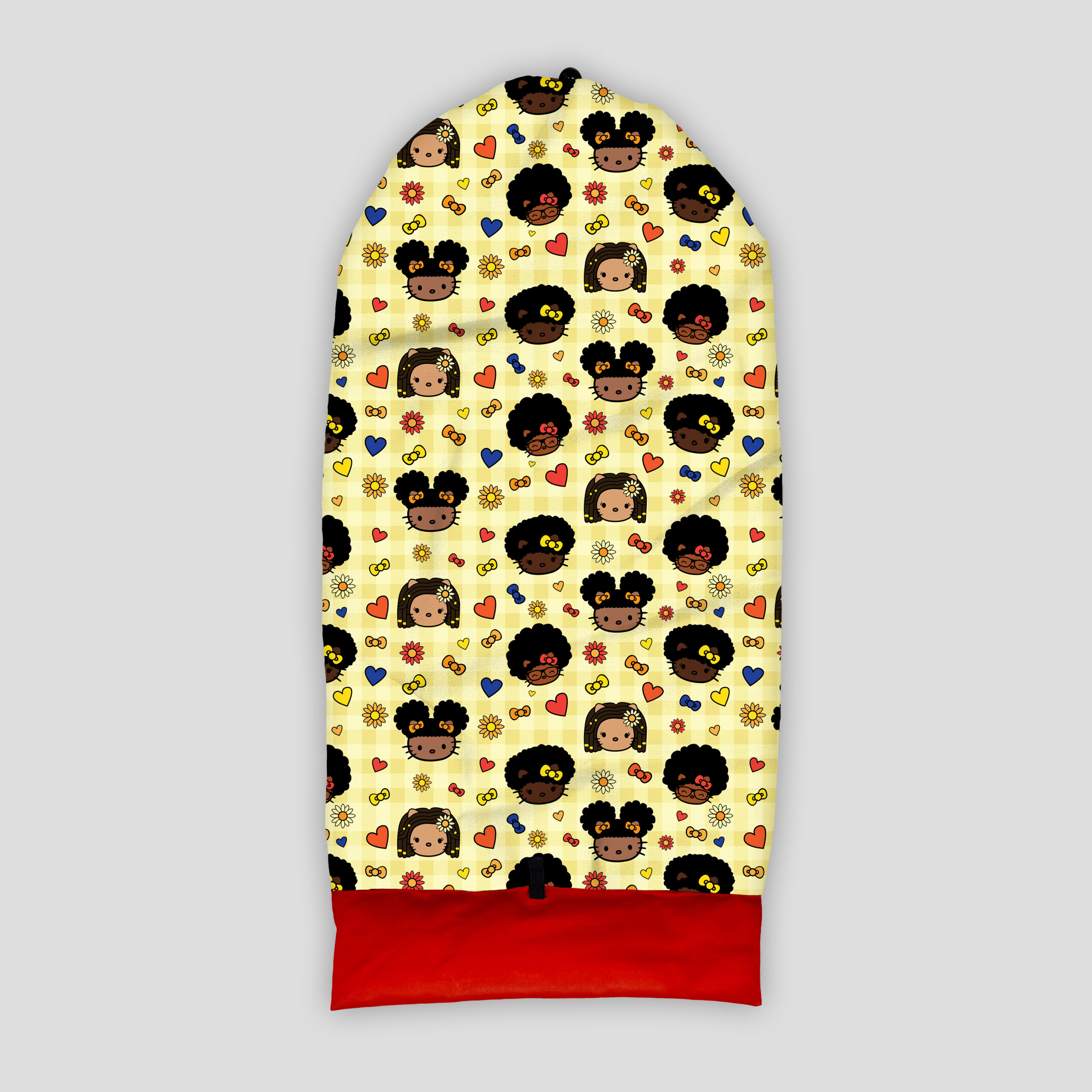 Afro Kitty Loc Sock
