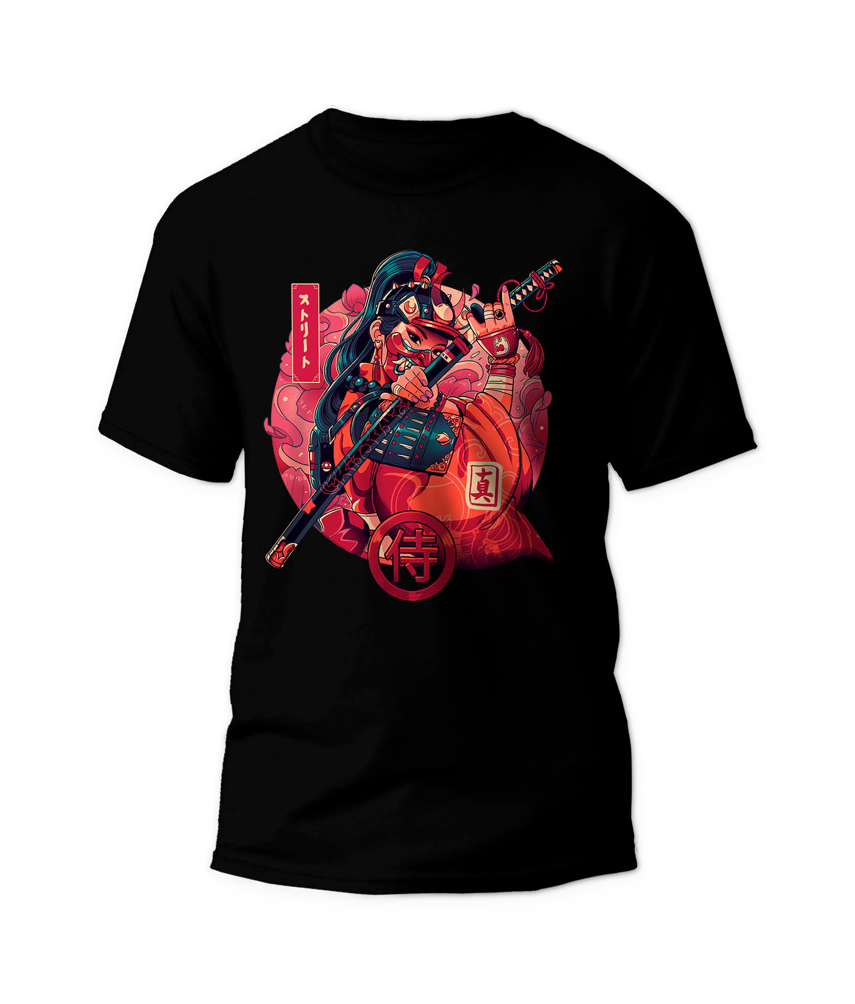 Lady Warrior Sutorito Samurai Unisex T-Shirt
